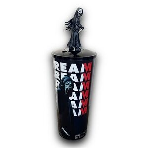 Scream 6 VI Ghost Face AMC Cup, Topper and Lid Raised Knife